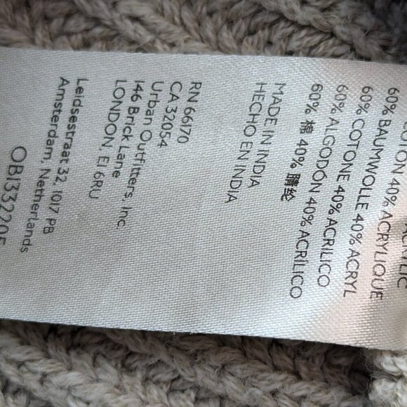 Free people Marlie pullover Women's sweater Pebble Size S Small Tan Color - Picture 12 of 12